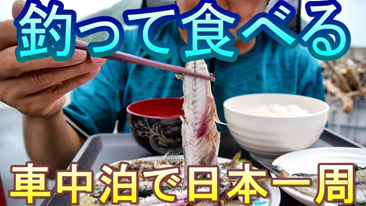 【釣り食べ】五十猛漁港（島根県大田市）釣ったサバとメジナを焼いて食べる！