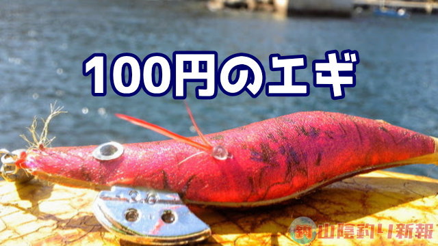 100円エギと1,000円エギ